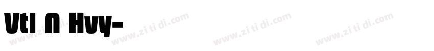 Vtl N Hvy字体转换